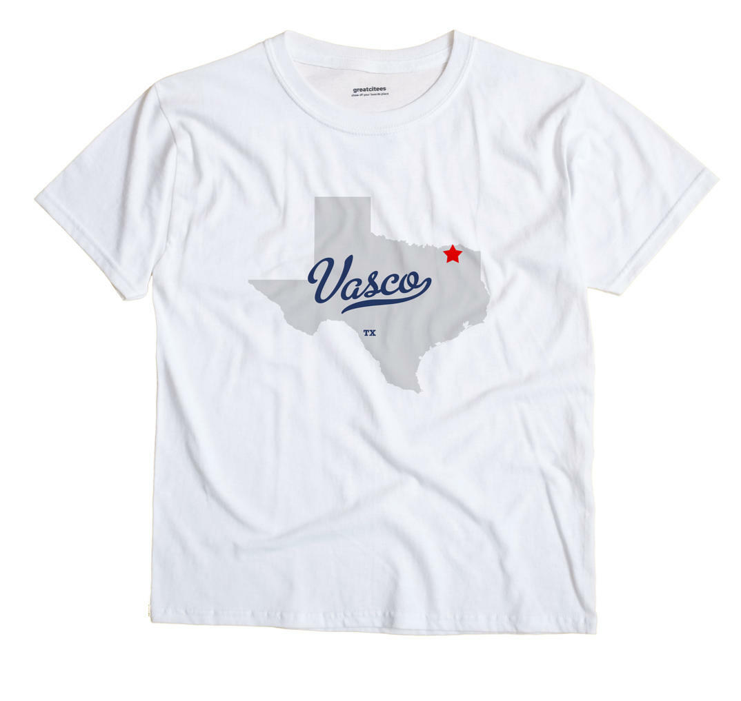 Vasco Texas TX T-Shirt MAP