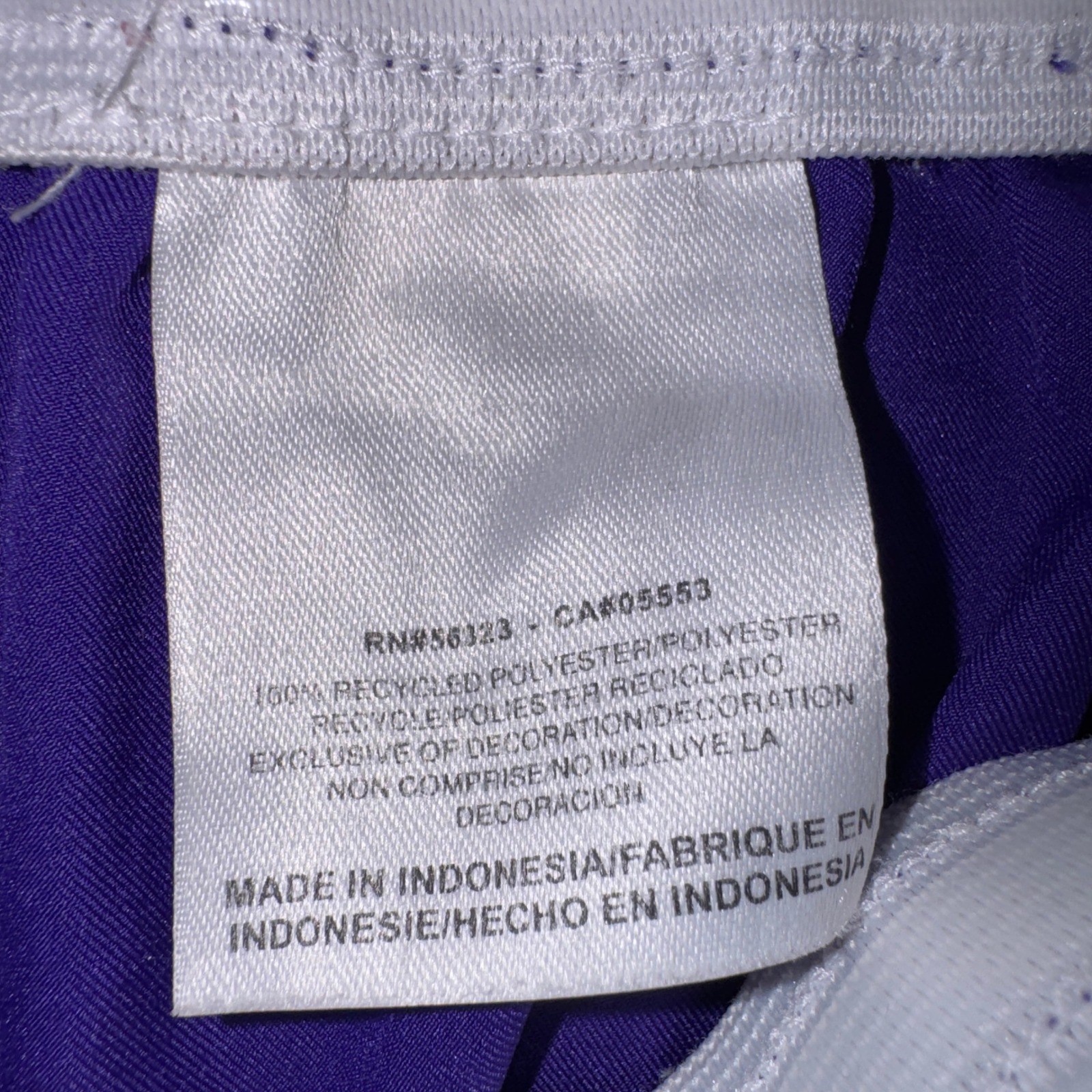 Nike Dri-FIT Basketball Shorts Purple White 436642-546 Mens Small 9in Inseam