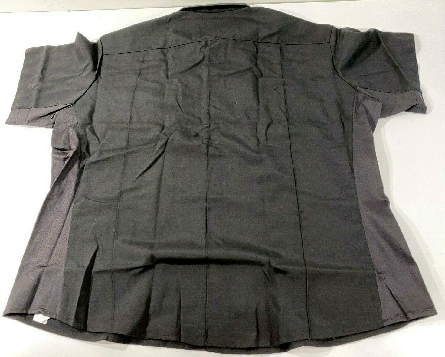 NEW BLAUER MENS 8446 SHORT SLEEVE POLY WOOL SUPERSHIRT ZIP SHIRT BLACK 5XL REG