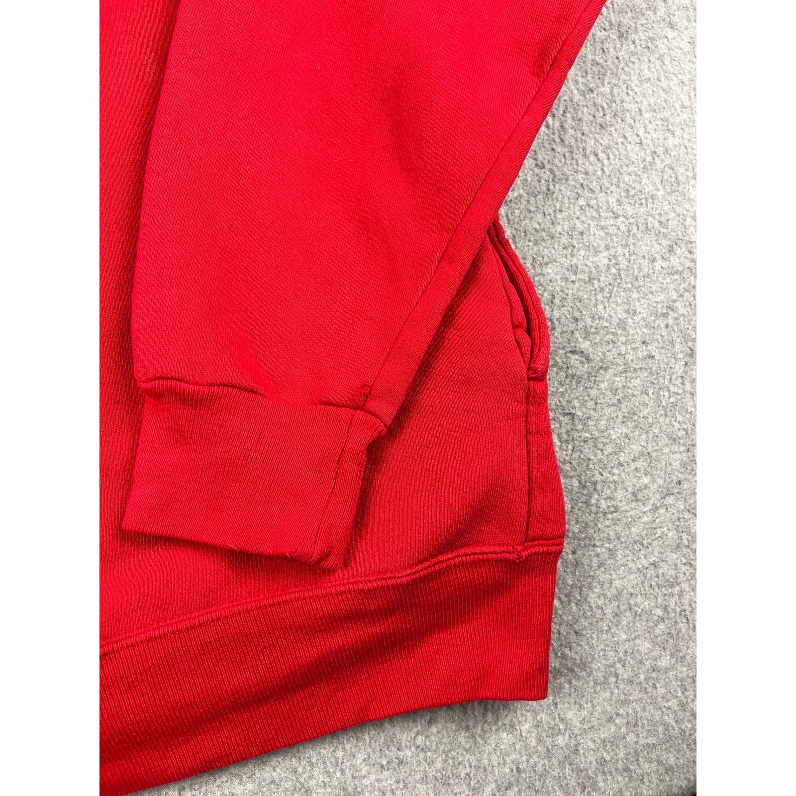 Vintage Indiana Hoodie Mens Medium Red Collegiate Pullover USA Cotton Exchange
