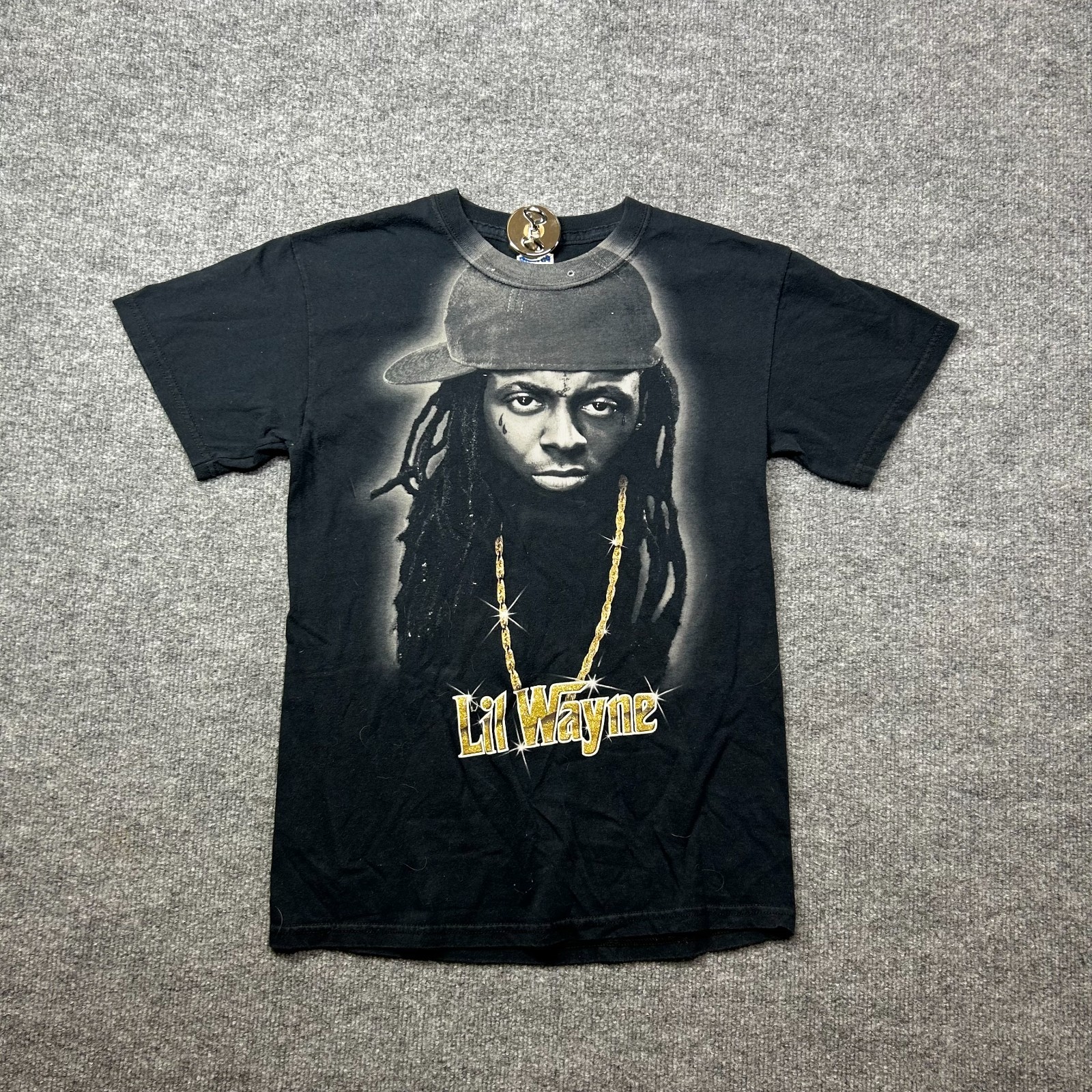 Lil Wayne Gildan T-Shirt Men’s Black Hip Hop Music Rap Graphic Tee Y2K – Small
