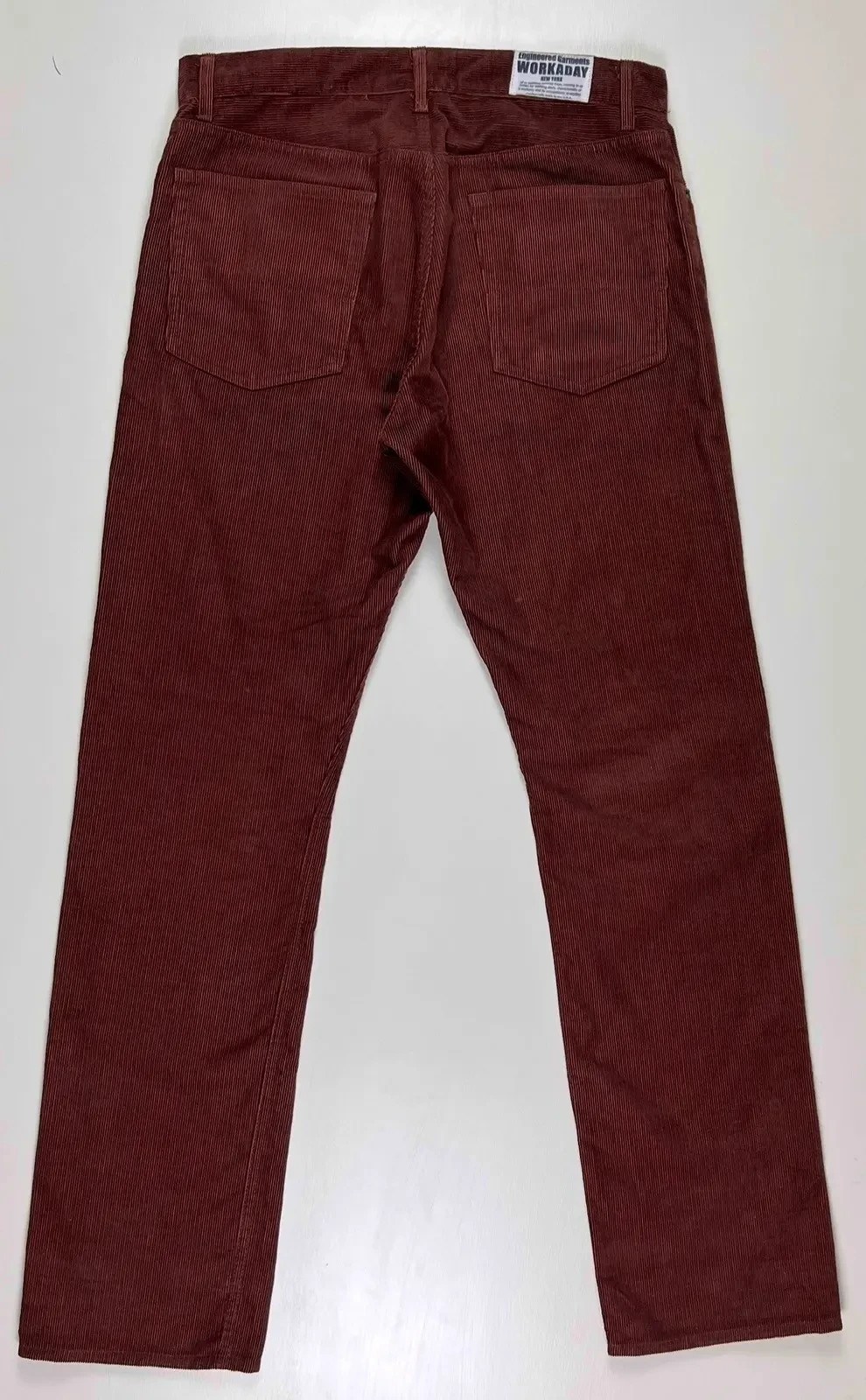 Engineered Garments Workaday Corduroy Pants Rust Size 32