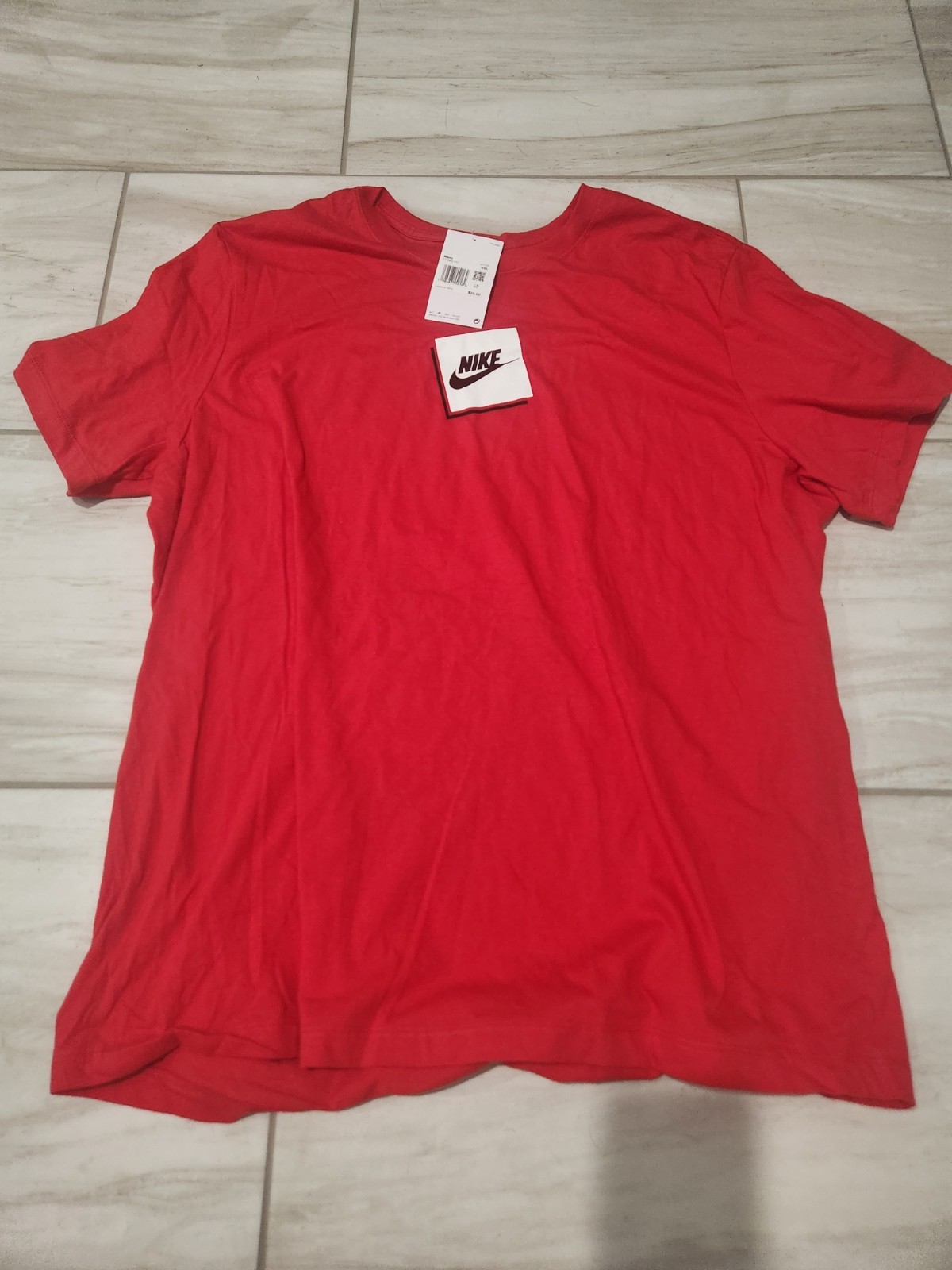 Mens red Nike t-shirt size 2XL