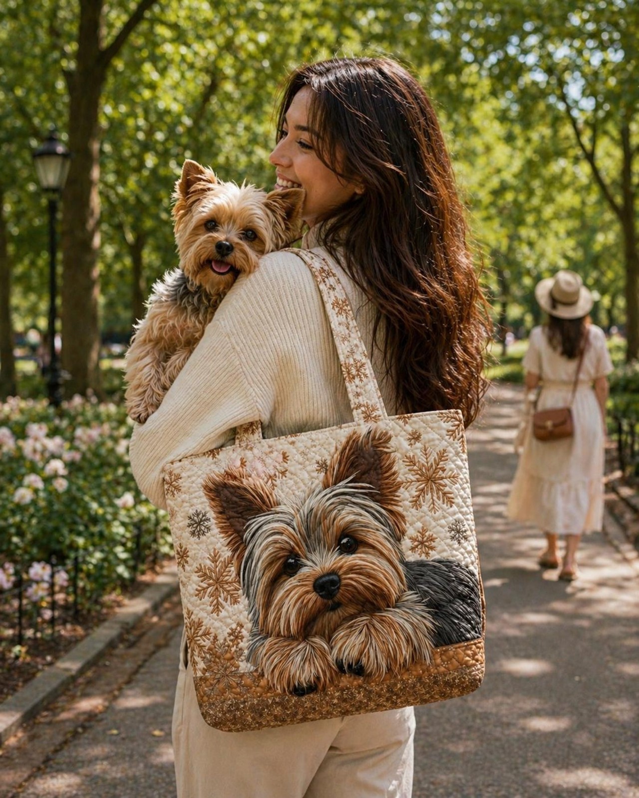 Yorkshire Terrier Tote Bag, Yorkie Dog Lover Gift, Yorkie Mom Bag, Cute Yorkshir