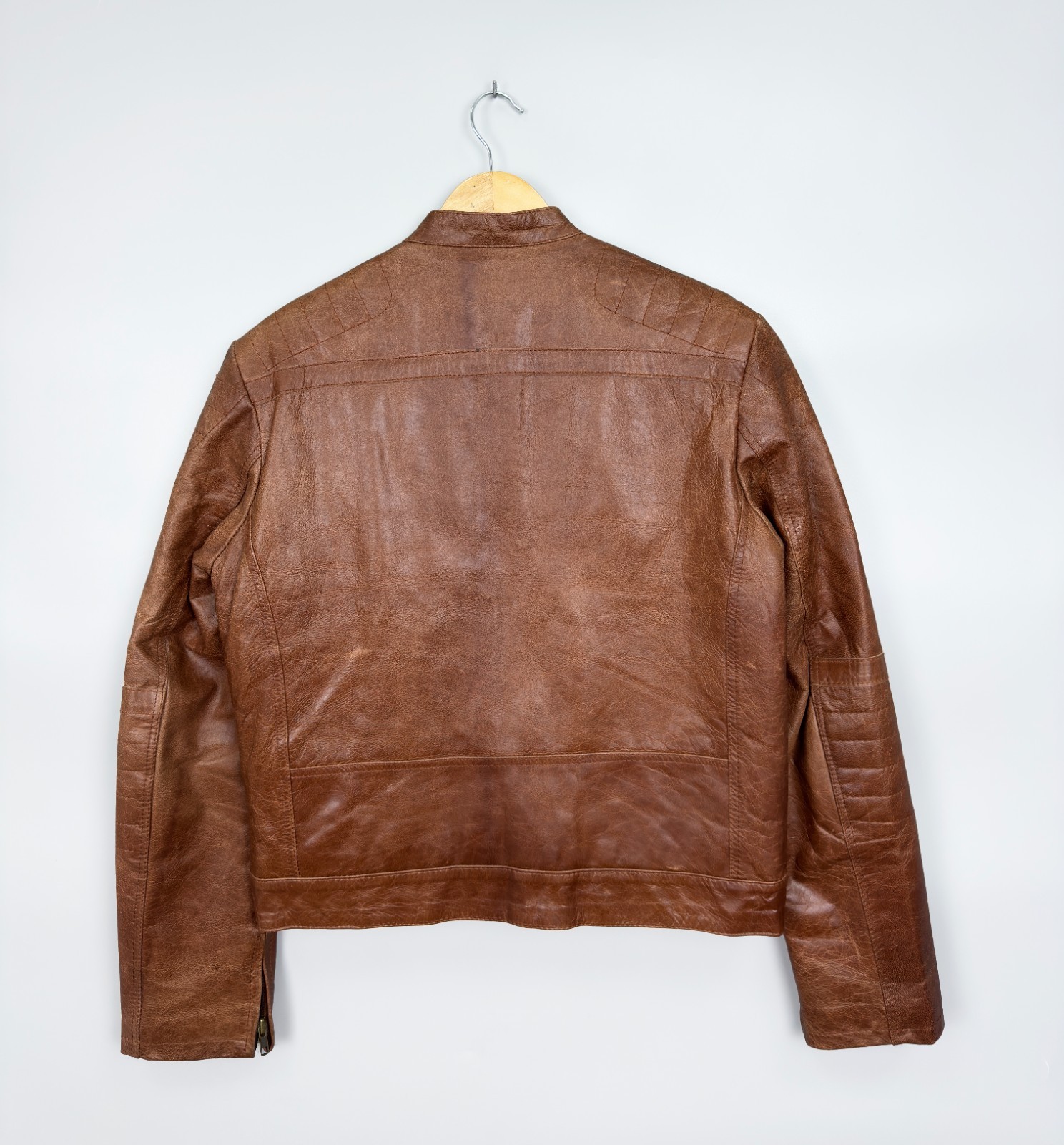 Superior New York Brown Leather Jacket
