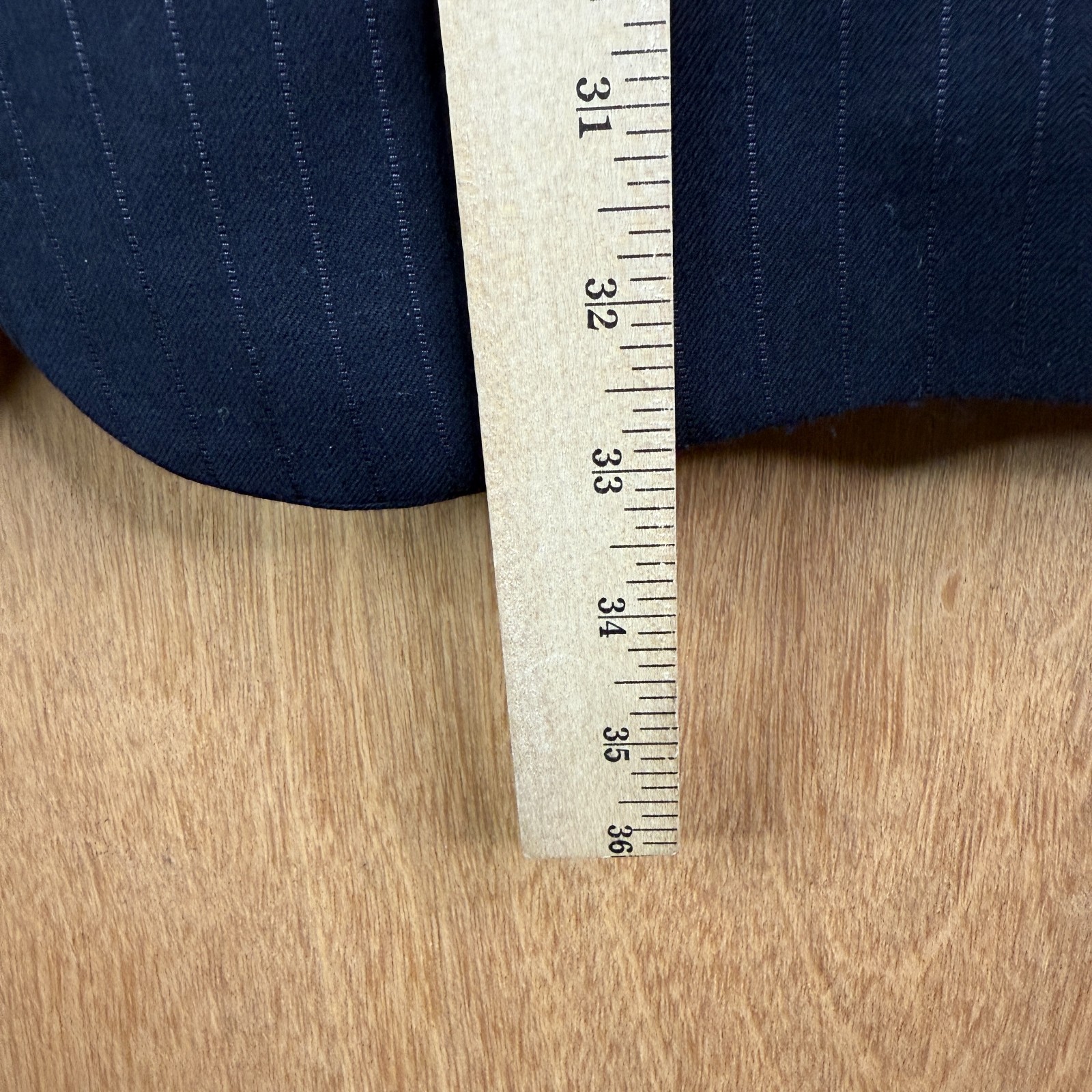 Coppley Suit Mens 42L Navy Blue Pinstripe 3 Button Ermenegildo Zegna Cloth 36×30