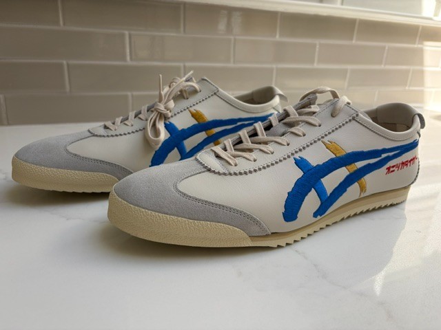 Onitsuka Tiger Mexico 66 Deluxe White Directoire Blue Men’s Size 11.5