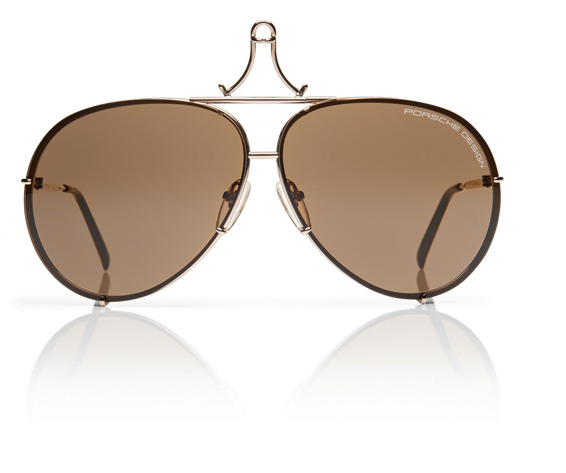 Porsche Design P8478 Iconic Sunglasses A – Light Blue/Brown + Extra Lenses