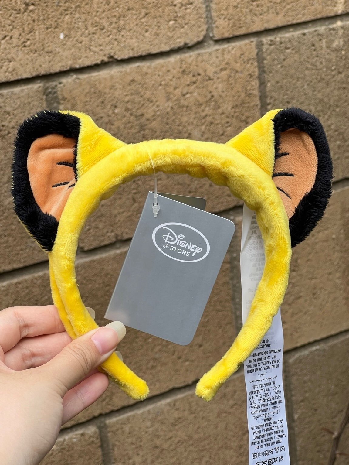 The Lion King Simba Mufasa Taka Disneyland Paris Ears Headband new plush Disney