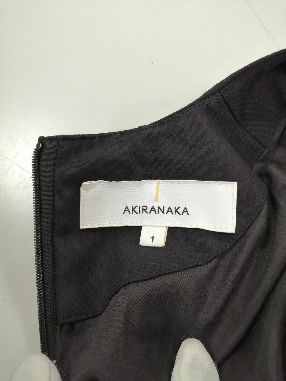 AKIRANAKA Black Puff Kimono Sleeve Jersey Dress 4US Sz S Midi 46in