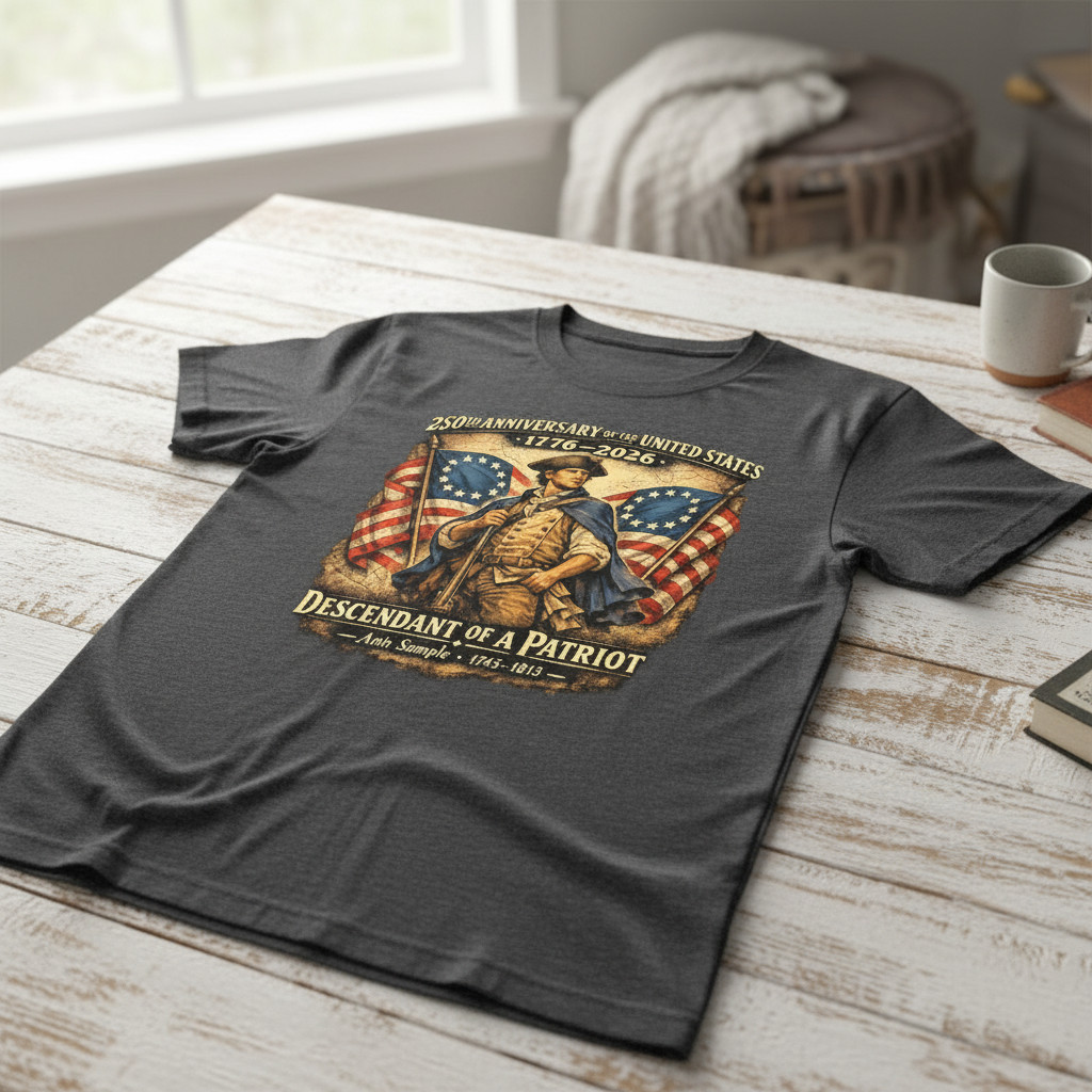 250th Anniversary USA Shirt, Personalized Patriotic Tee, 1776–2026 America TA79