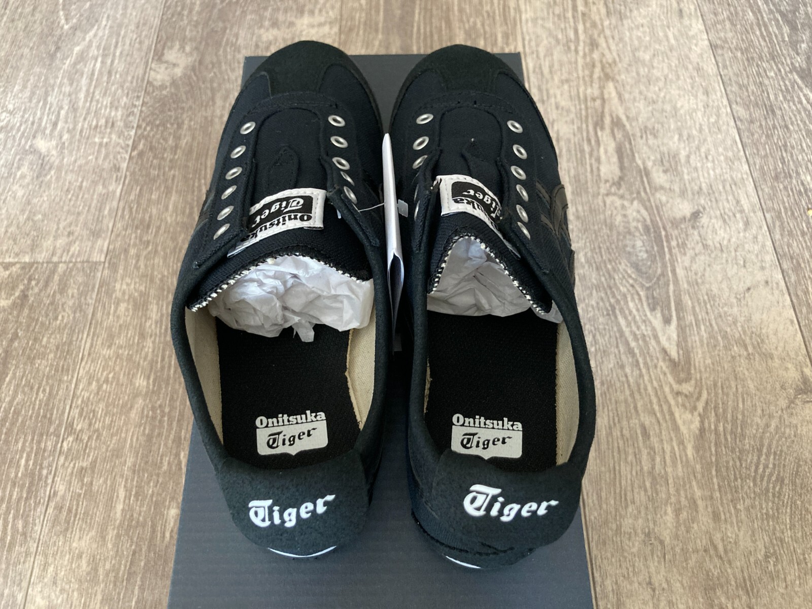 Onitsuka Tiger MEXICO 66 SLIP-ON 1183A360 002 BLACK/BLACK New in Box from Japan