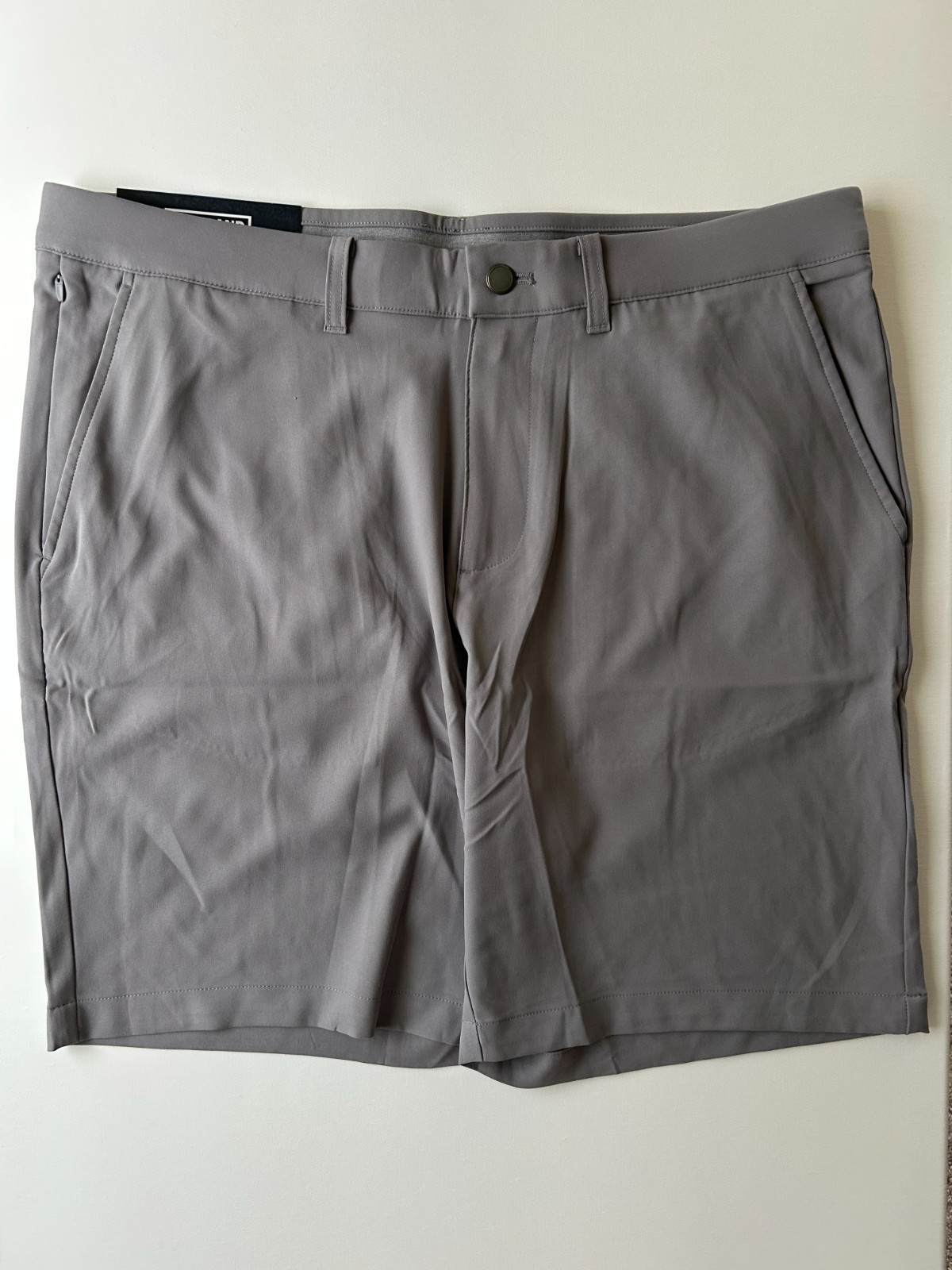 Kirkland Men’s Signature Performance Shorts UV Protection Gray Size 36