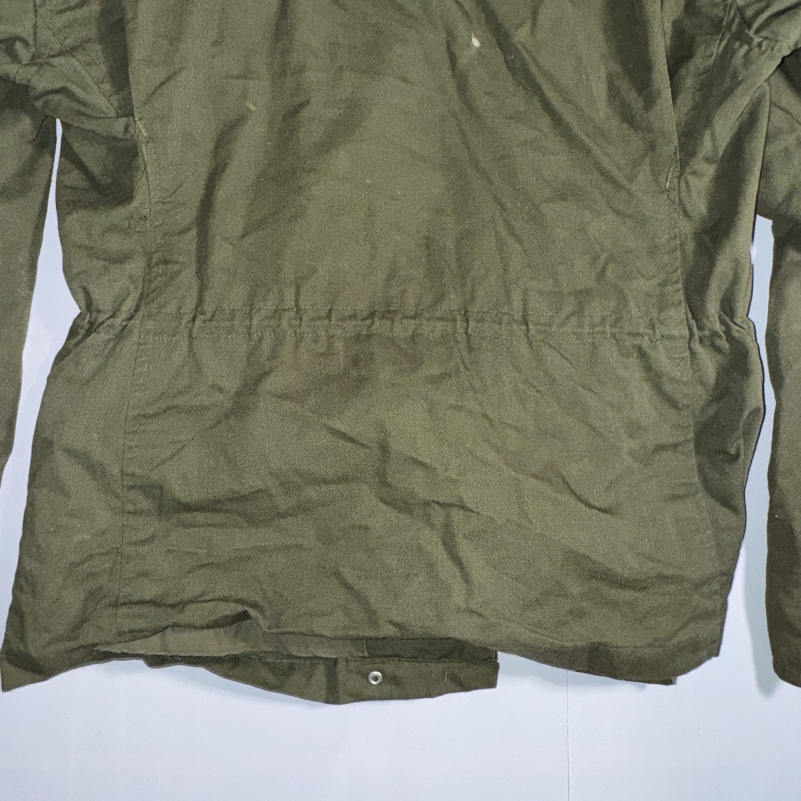 Vintage US Army M-1951 OG 107 Field Jacket Size L Regular With Hood 1960’s 60’s