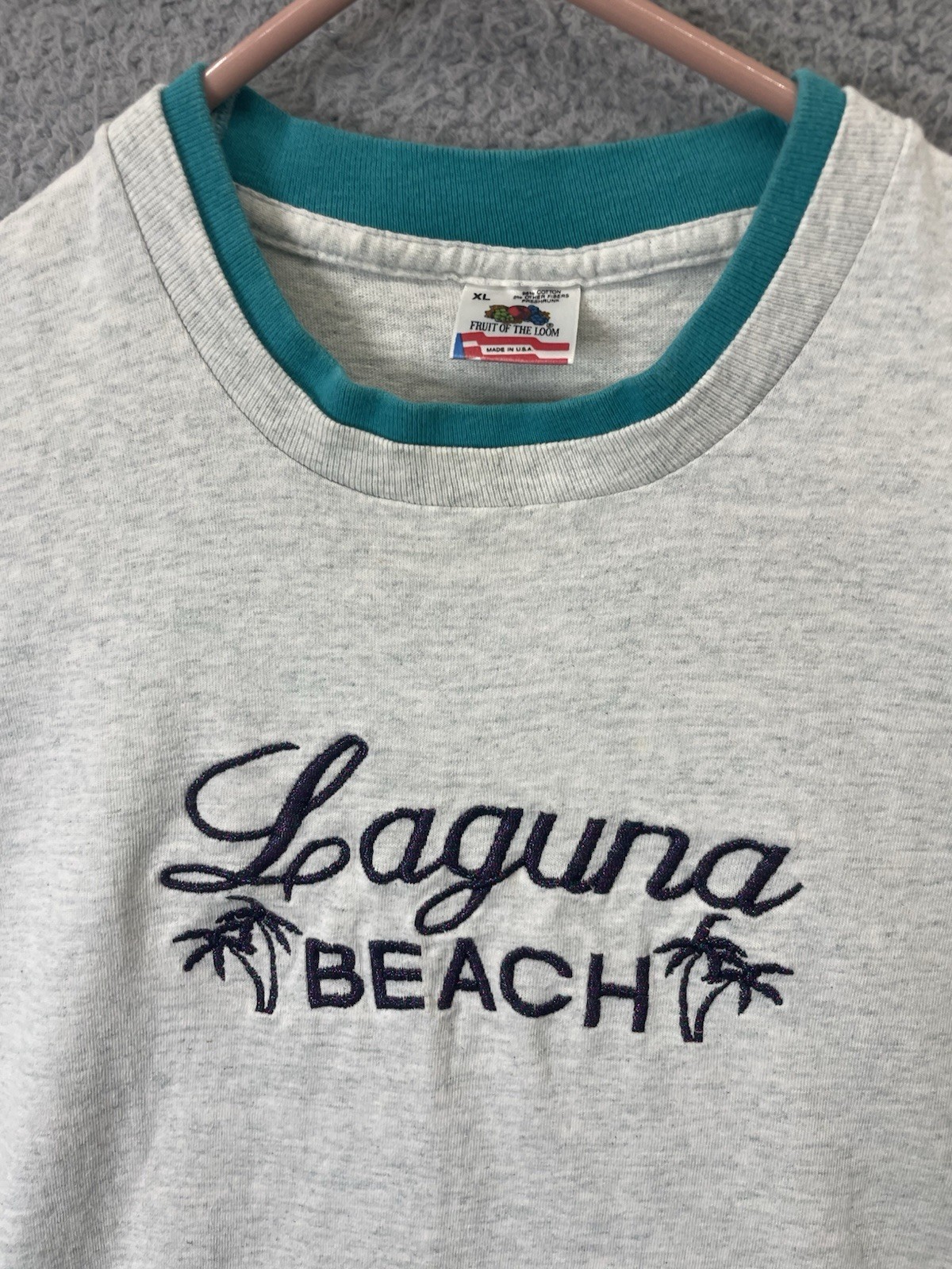 🔥 Vintage 80’s • Laguna Beach Fruit Of The Loom Tag • T Shirt • Men’s Sz XL