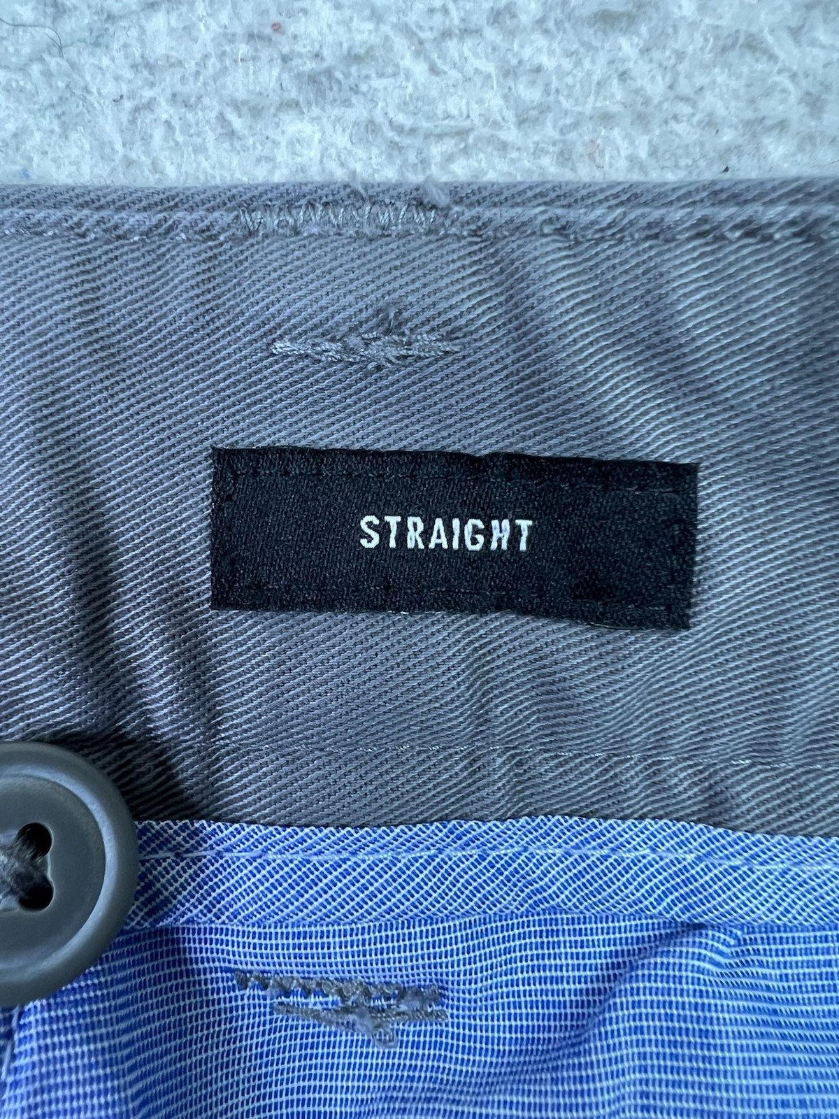 Bonobos Pants Mens 36×30 Gray Straight Fit Chino Stretch Casual Office Dressy