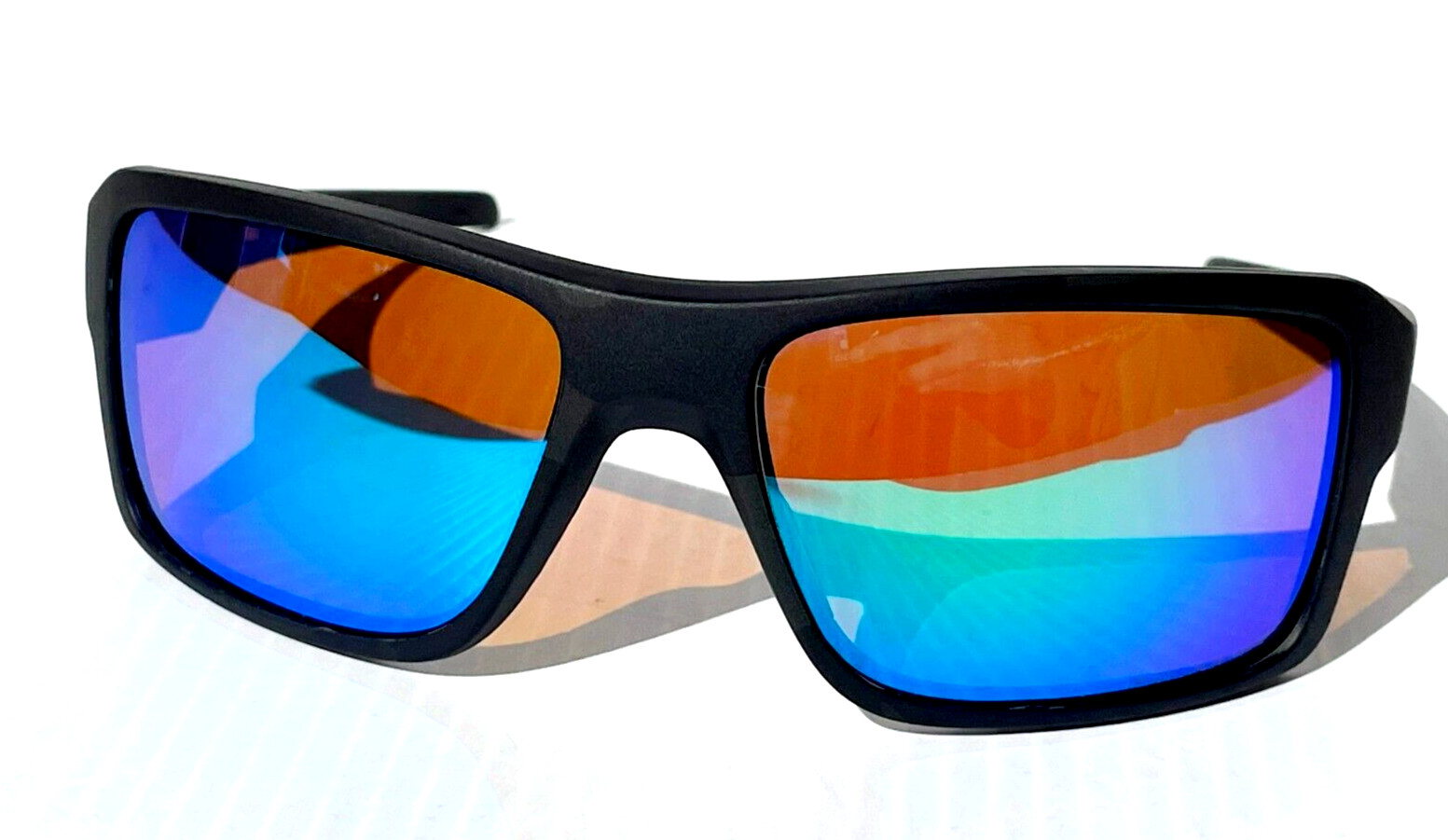 NEW Oakley DOUBLE EDGE Multicam Black POLARIZED Galaxy Jade Lens Sunglass 9380