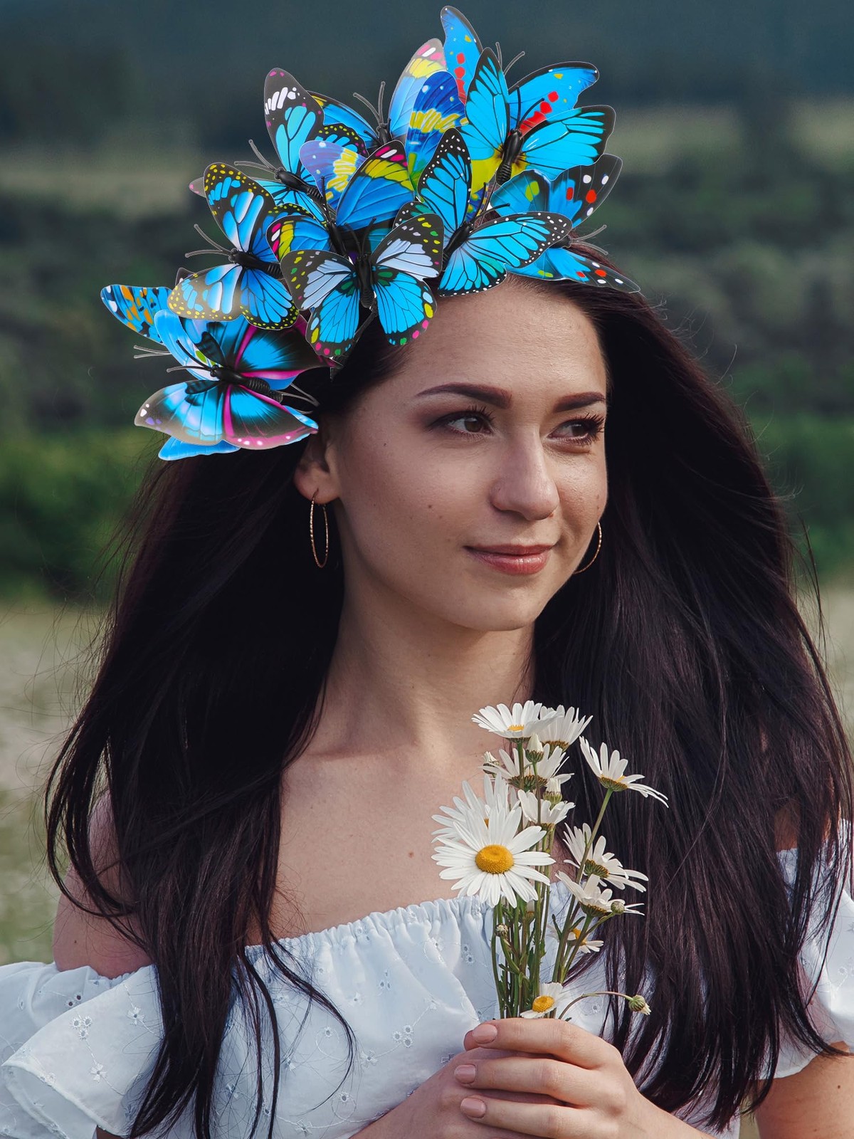 Butterfly Fascinator Hat Monarch Butterfly Headband Women Tea Party Headband