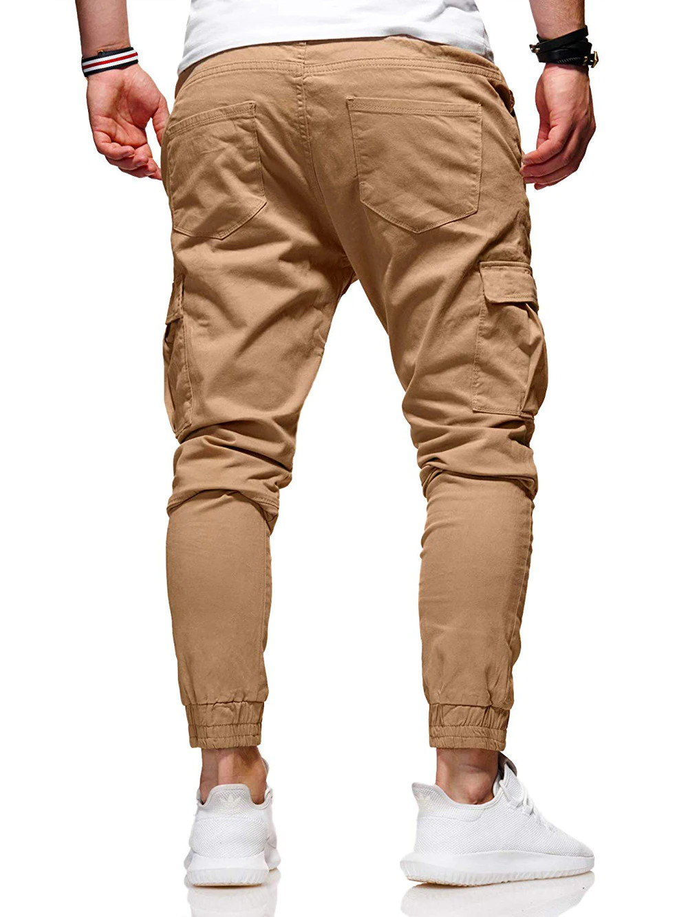 Men’s Casual Joggers Pants Sweatpants Cargo Combat Loose Sport Workout Trousers