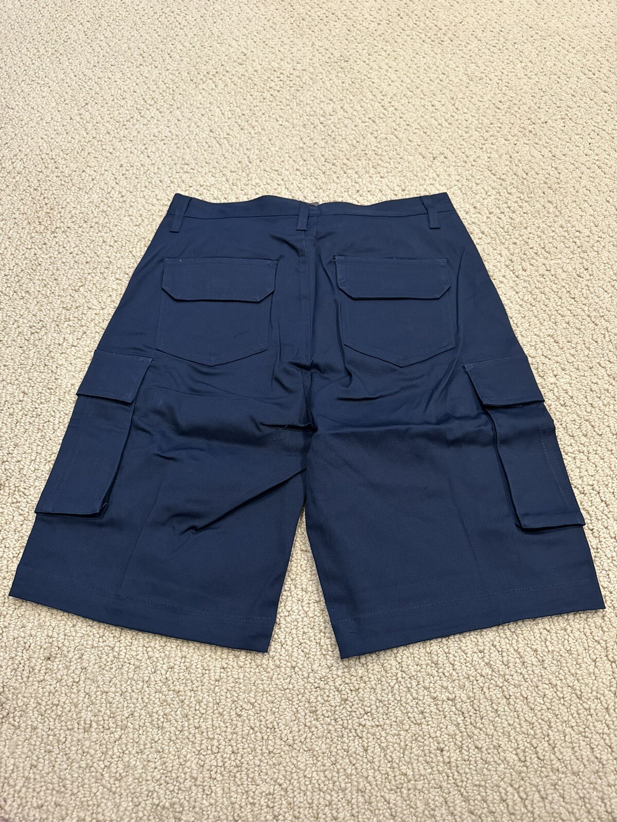 NWT Men’s Black Ice Navy Blue Cotton Cargo Pocket Shorts ALL SIZES