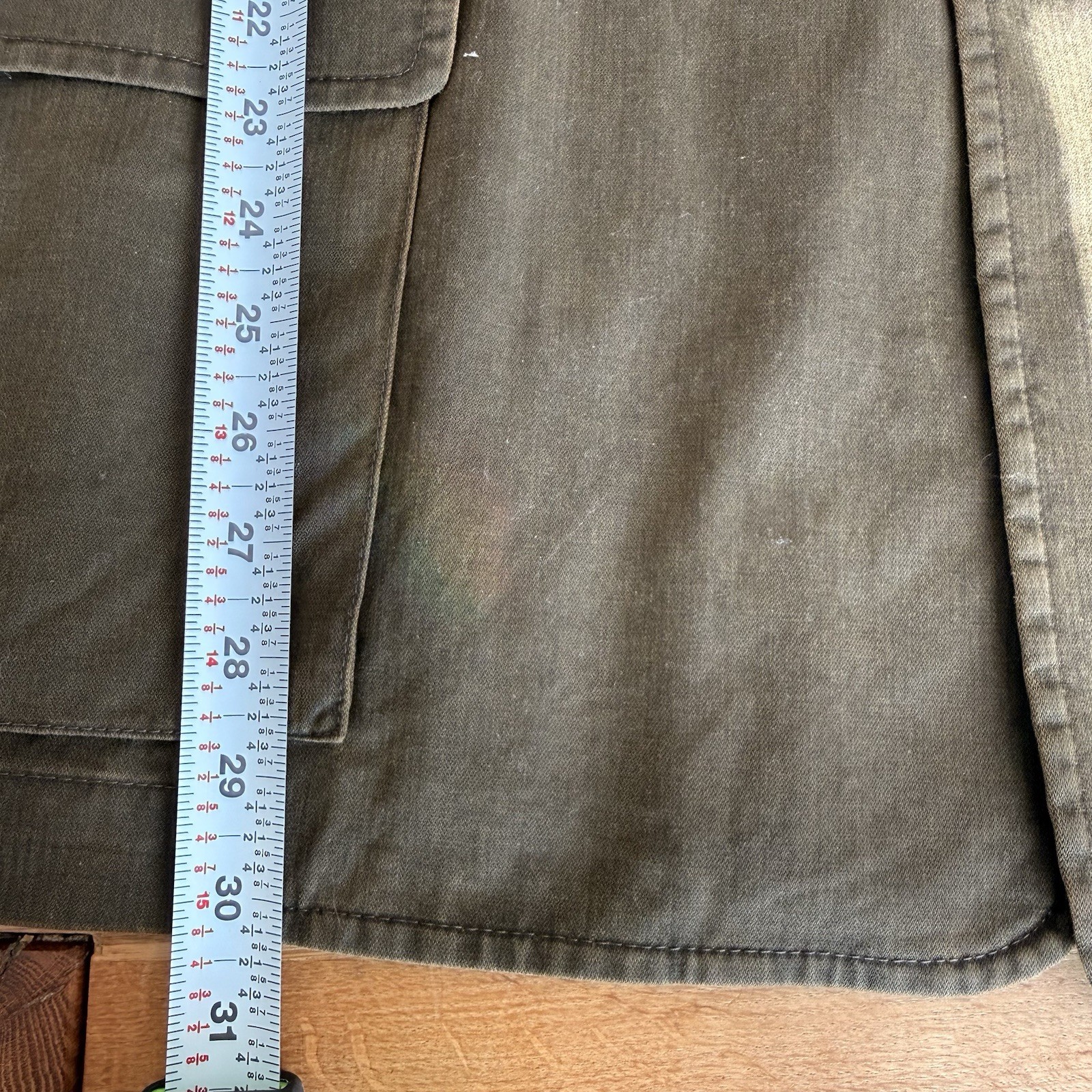 Kroon Men’s Brown Cotton Sport Coat, No Size Tag See Measurements Fits Like XXL