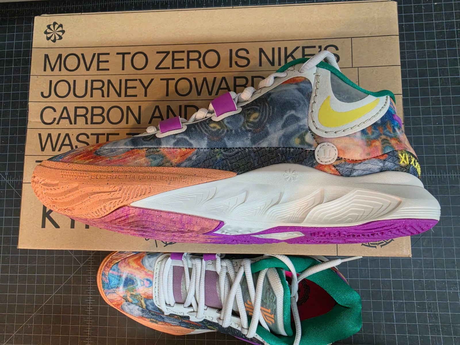 Nike Kyrie 8 – Multi Color DQ3840-001 – Basketball Shoes, Men’s Size 8