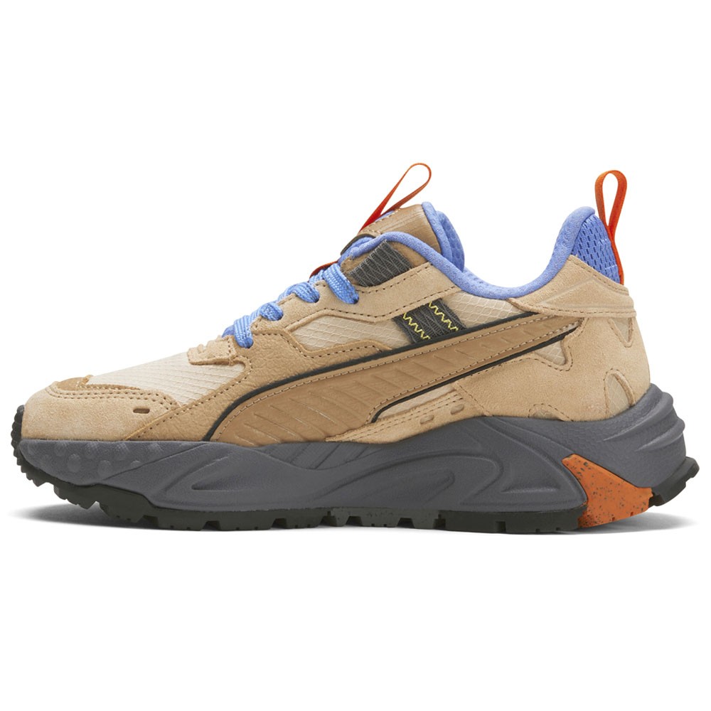 PUMA RsTrck Explore Lace Up Youth Boys Brown Sneakers Casual Shoes 39174801