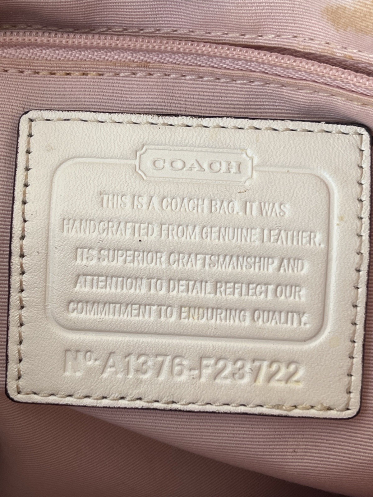 Coach Peyton Embossed Yellow Patent & tan Leather Bag, F23722
