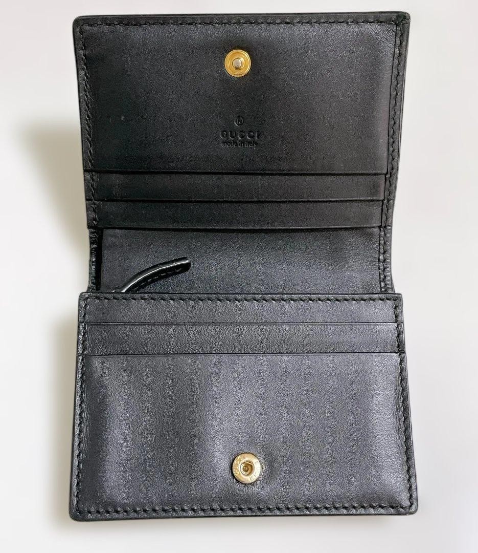 GUCCI Ophidia GG card case coin bifold wallet