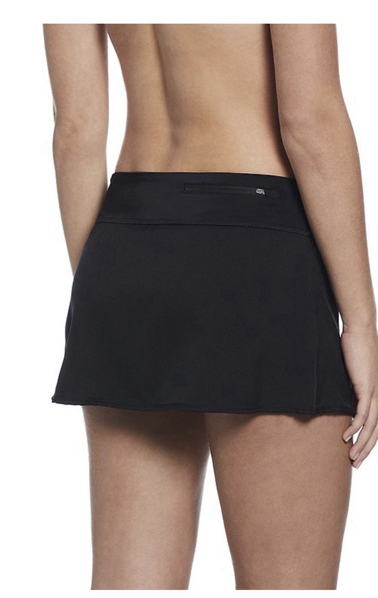 NIKE Women’s Solid Board Swim Skirt NESS8203 BLACK NEW (Size SMALL) MSRP $56