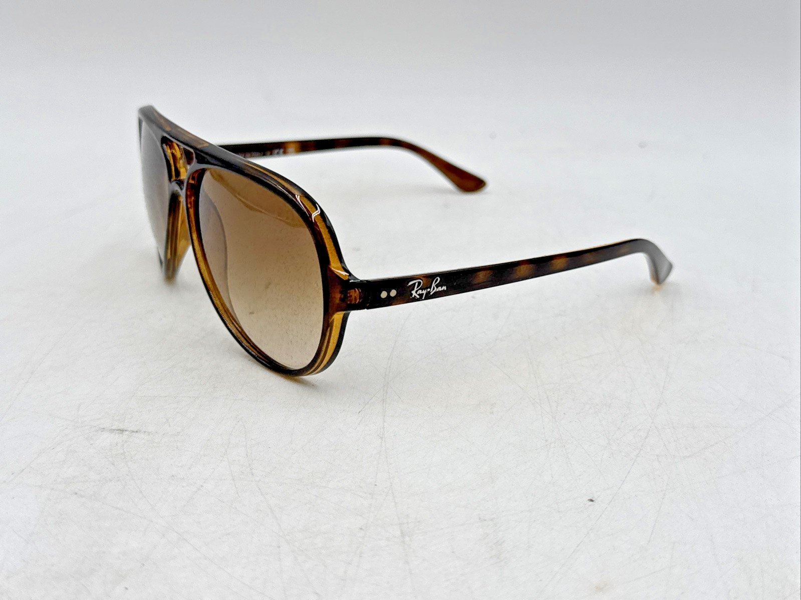 Ray-Ban RB4125 710/51 Aviator Sunglasses – Light Havana