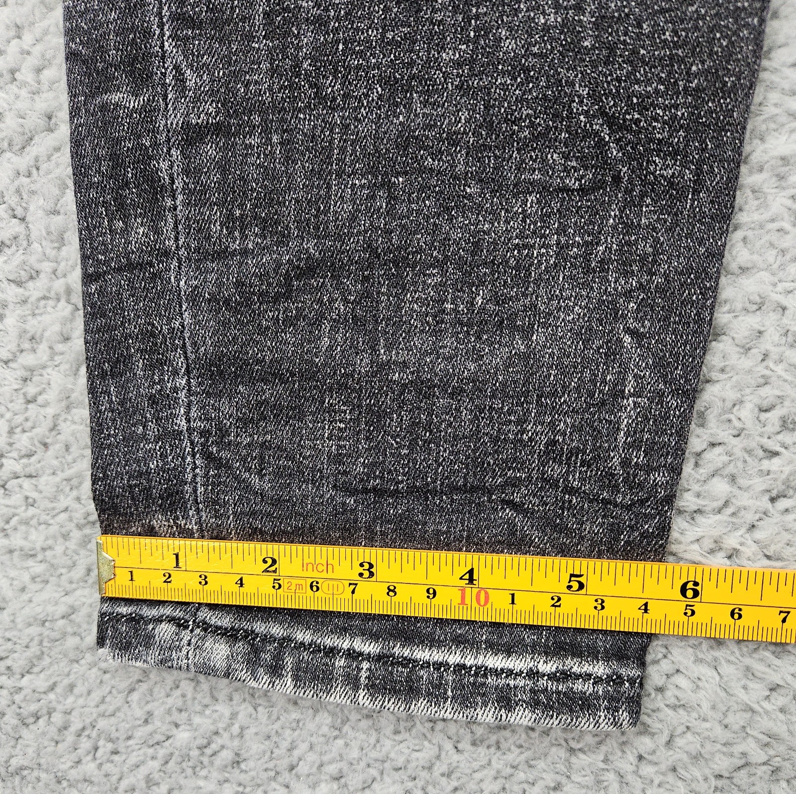 Diesel 1979 Sleenker Skinny Jeans Men’s 28×32 Charcoal Gray Distressed Italy NWT
