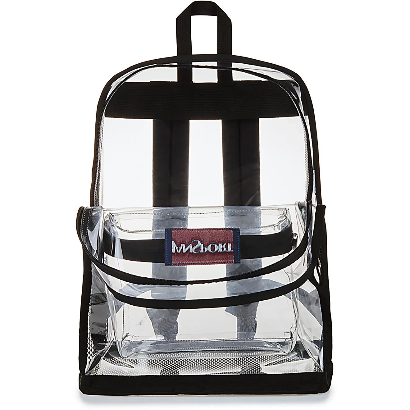 JanSport 25L Clear Backpack Transparent Bookbag School Travel Stadium Bag