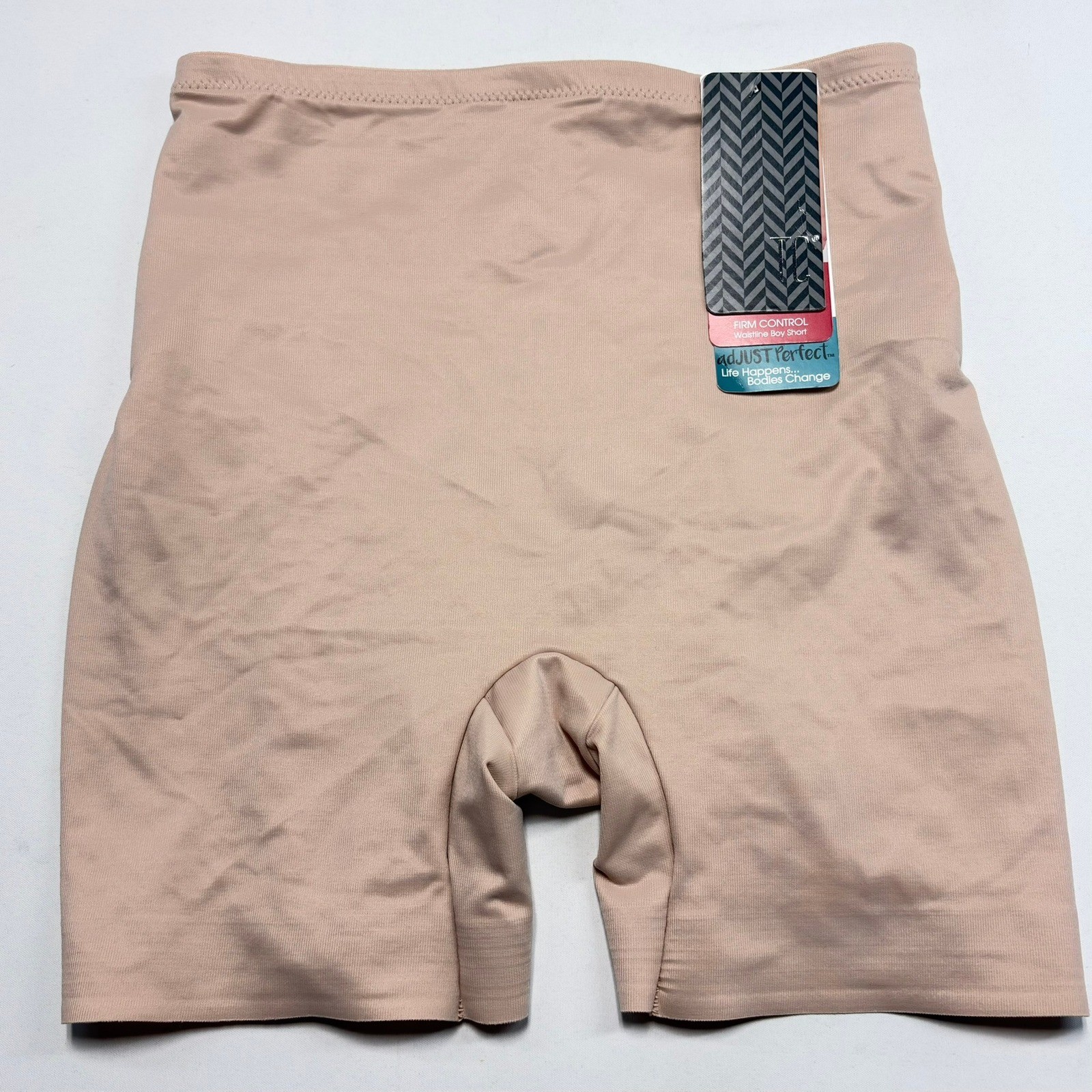 TC Fine Intimates adJUST Perfect Boyshort Medium Warm Beige NWT Shapewear
