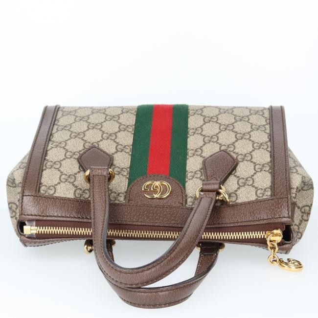 Gucci 547551 Ophidia GG Small Handbag Shoulder Bag White