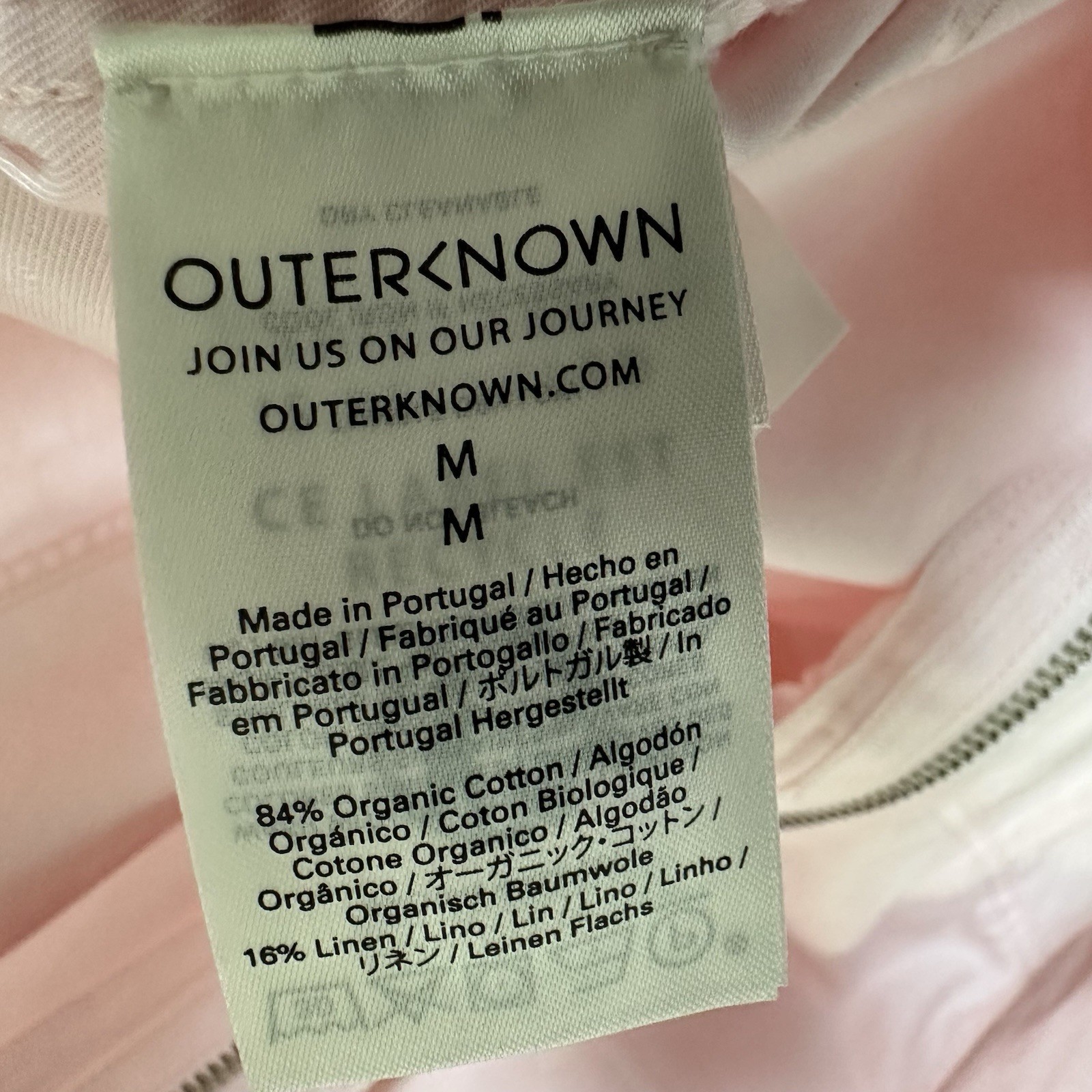 Outerknown Women Utility Jumpsuit Boiler Suit Sz Med Pink Cotton Linen Coveralls