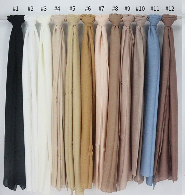 Wlomen bamboo modal hijab scarf wrap headscarf