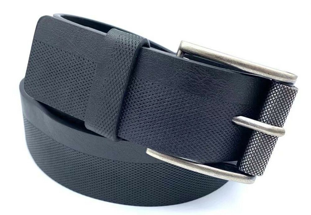 Synthetic Leather Mens Belts Casual Dress Belts,1.57inch width