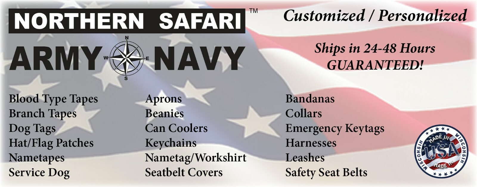 2 LINE Work Shirt-Personalized & Embroidered Identification patches-Custom Made!
