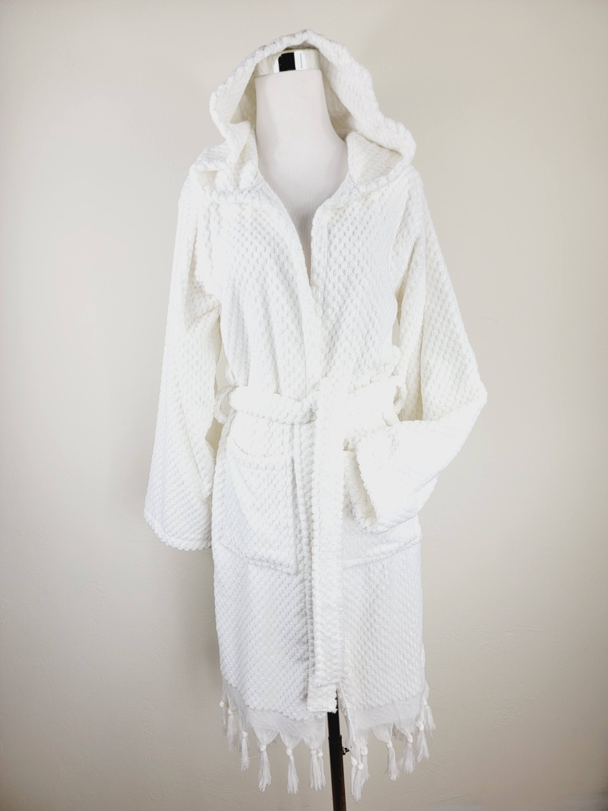 100% Cotton Terry Cloth Bathrobe Unisex | Plush Robe | Kimono | Spa Sauna