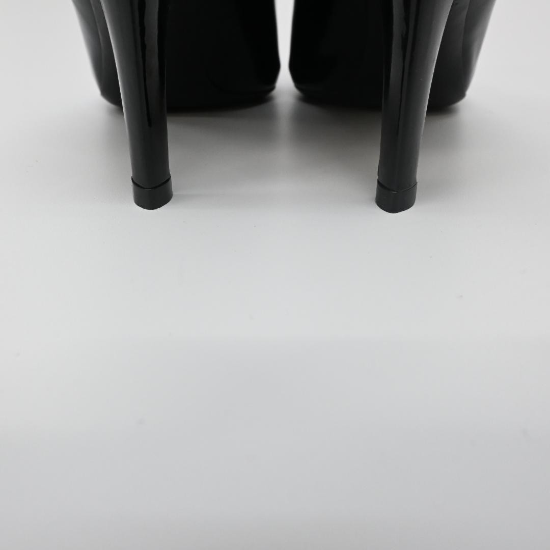Louis Vuitton Patent Leather Padlock Pumps EU 35 US 5 Heel 7.1-10cm 061528d