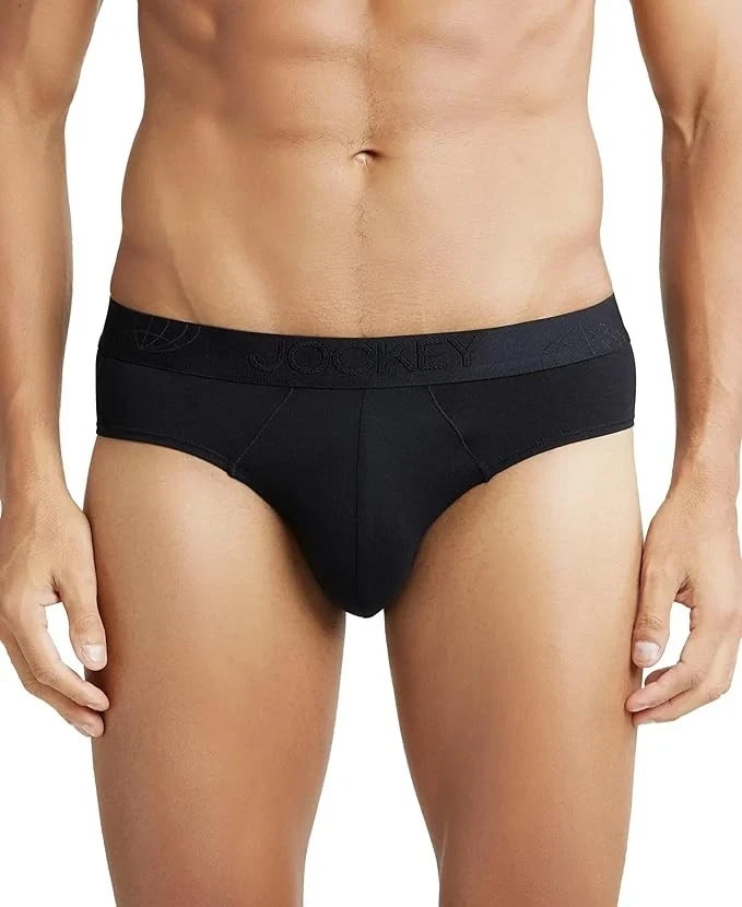 Jockey IC24 Mens Tencel Micro Modal Cotton Elastane Stretch Solid Brief AllColor