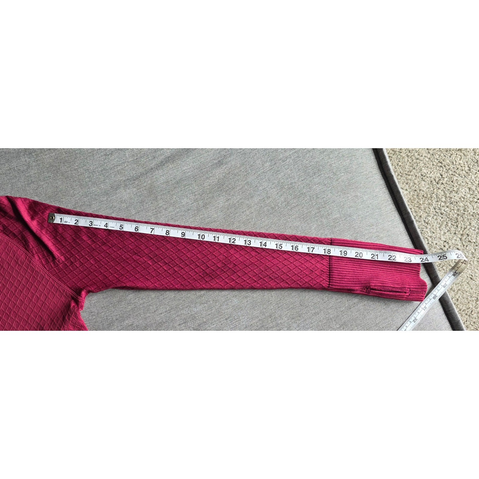 Lululemon Rest Less 1/2 Zip Pullover Star Ruby – no tag Approx Sz 6