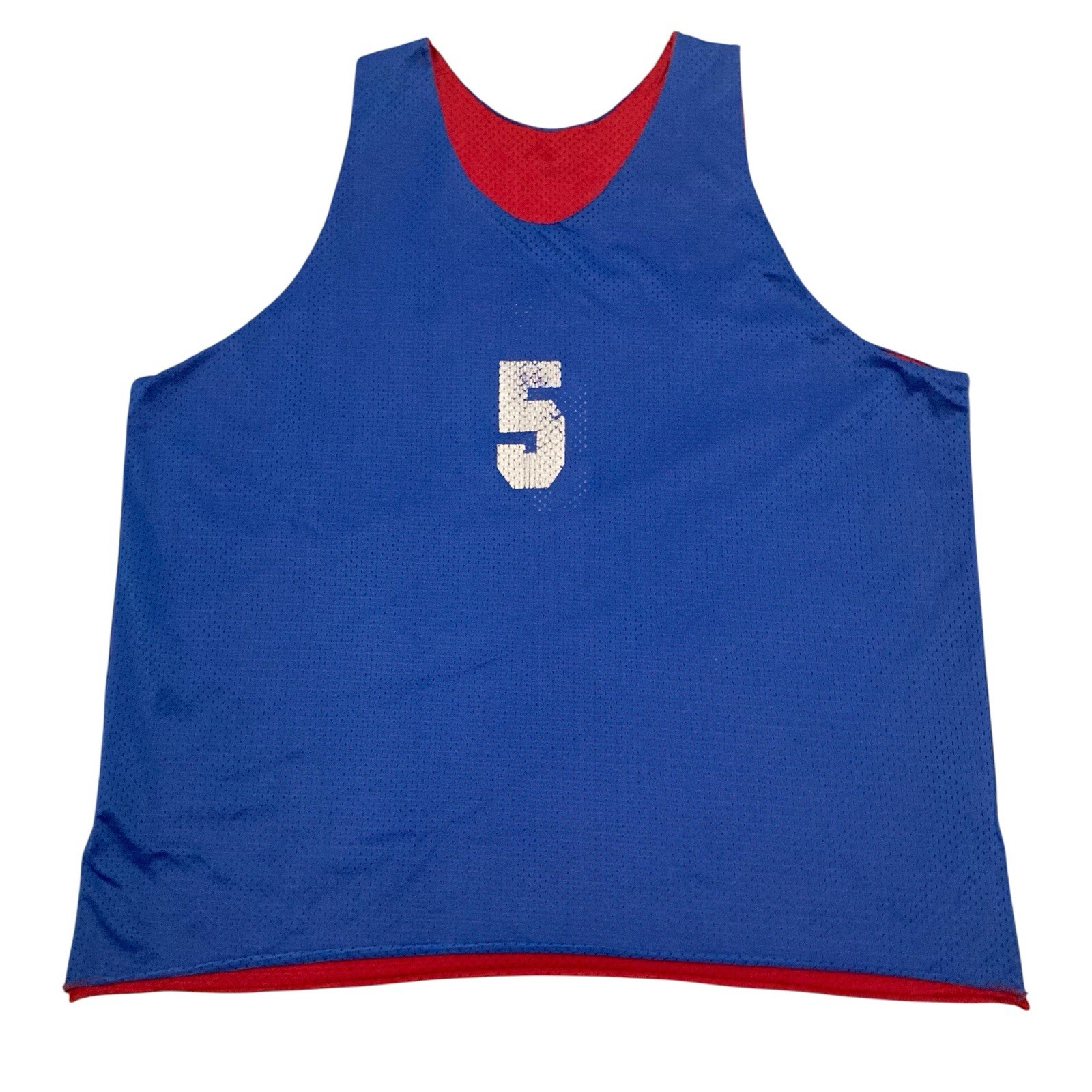 VTG Jim Bridges Sporting Goods Rawlings Reversible Mesh Basketball Jersey Large