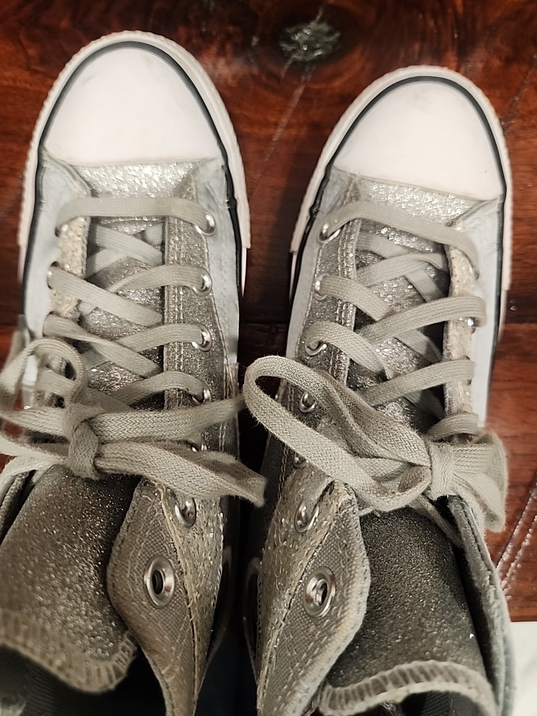 Converse All Star Chuck Taylor Ash Stone Glitter 569426C Grey Glitter size 7