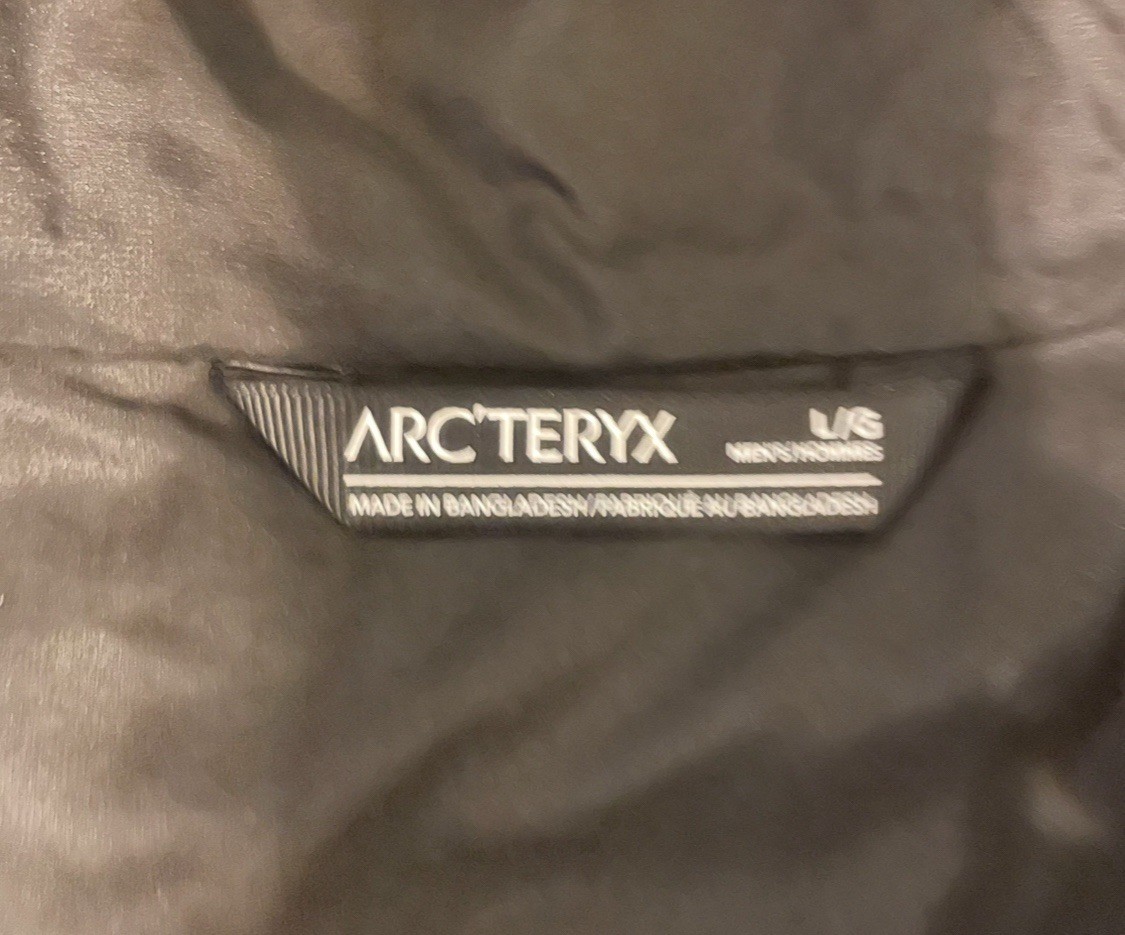 Arc’teryx Men’s Atom SL Hoody Blue Size Large Excellent Condition Used
