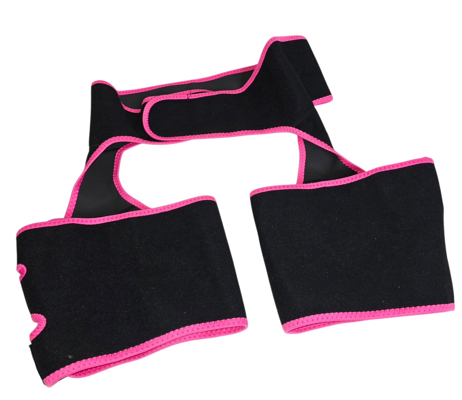 Waist and Thigh Trainer Butt Lifter Neoprene Hip Raise Thigh Black Pink Size XL