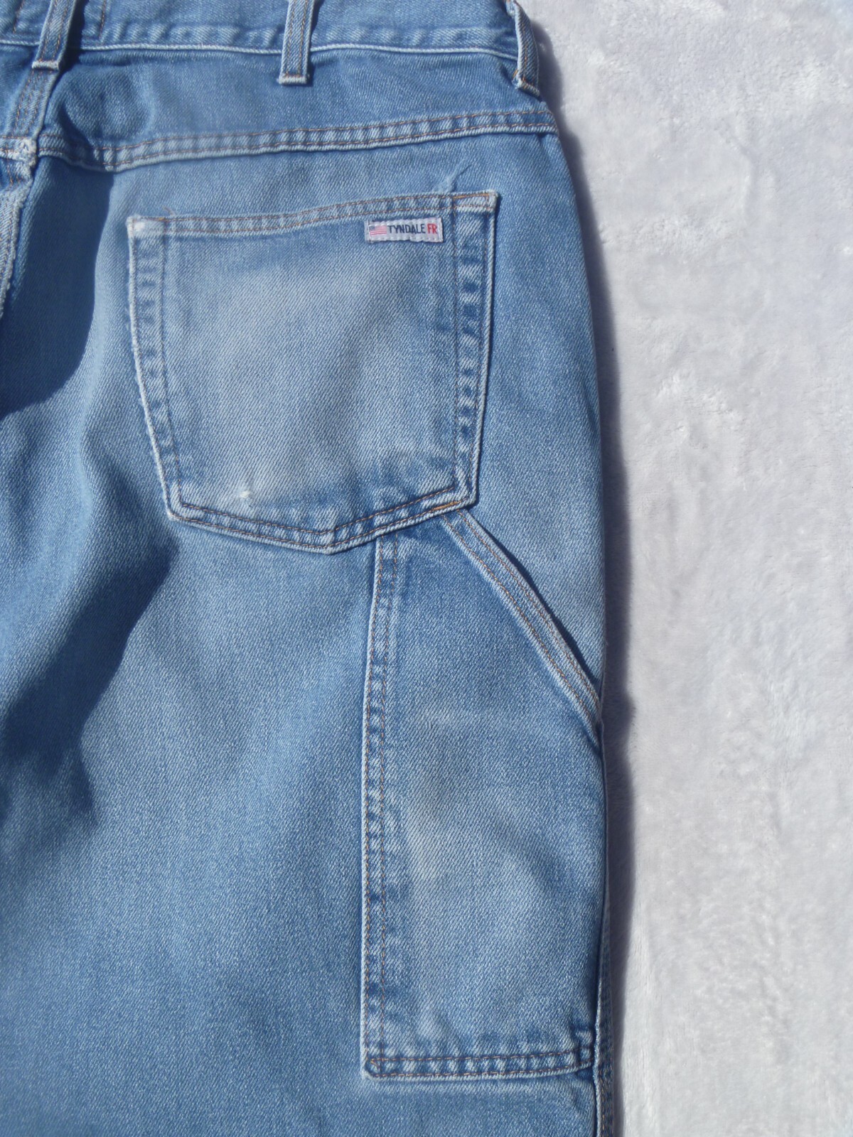 Tyndale FR Jeans Mens 36×32 Flame Resistant Relaxed F290T Blue Denim Made in USA