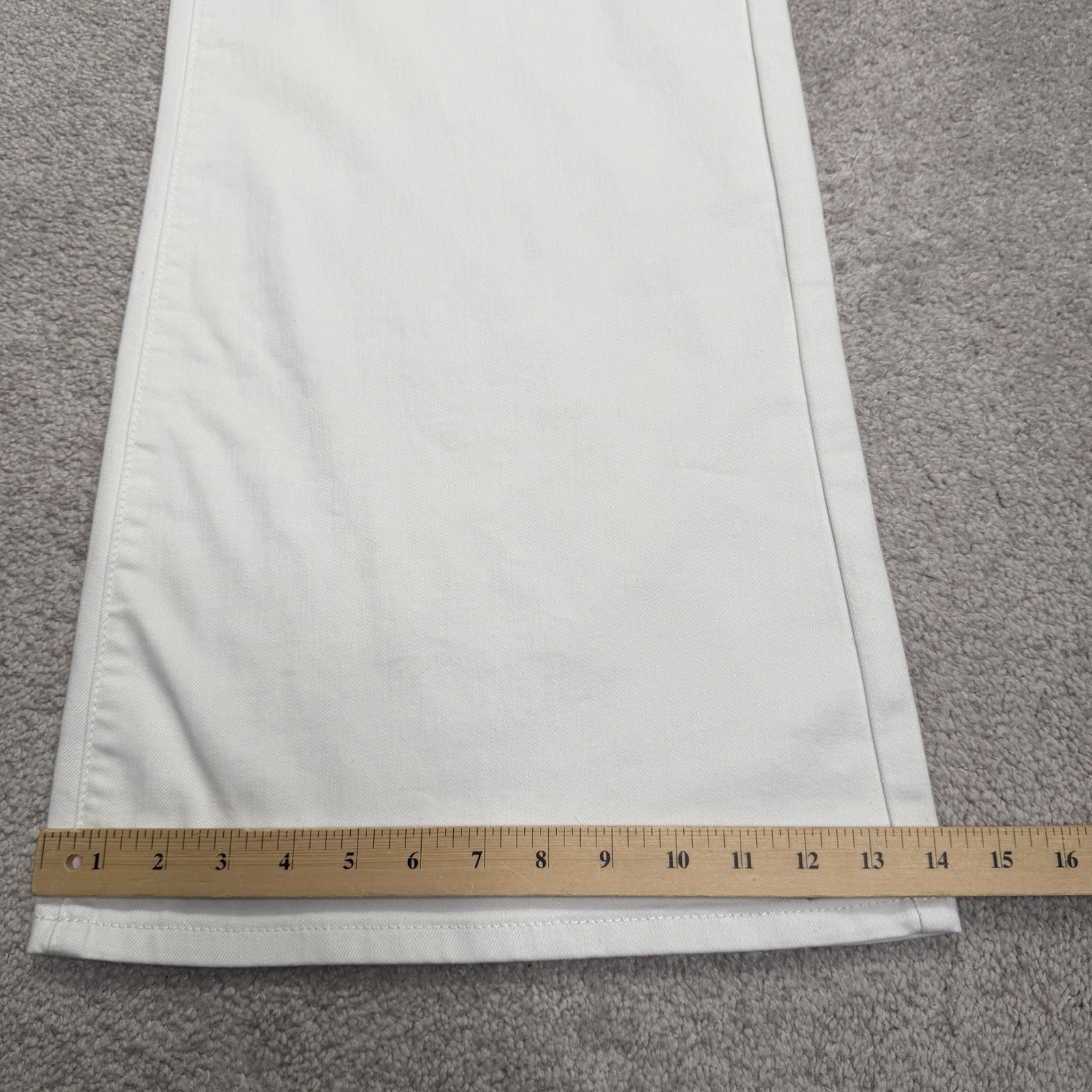 Judy Blue Jeans 5/27 Short White Palazzo Fit Wide Leg Drawstring Stretch NWT