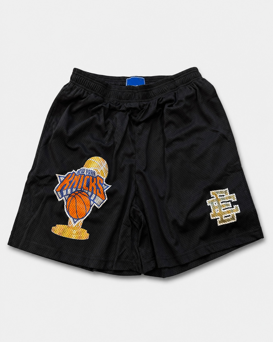 Eric Emanuel EE New York Knicks Champ Style NBA Theme Mesh Shorts (Check Sizes)